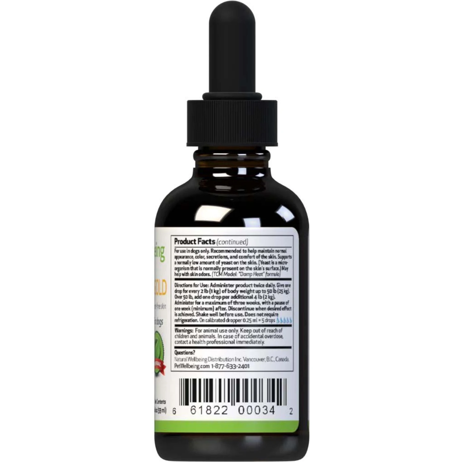 Pet Wellbeing Derma Support GOLD Liquid Skin & Coat Supplement For Dogs 9 Pet Wellbeing Derma Support GOLD Liquid Skin & Coat Supplement For Dogs - Image 9