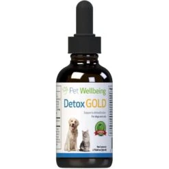 Pet Wellbeing Detox GOLD Bacon Flavored Liquid Immune Supplement For Cats & Dogs