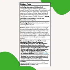 Pet Wellbeing Detox GOLD Bacon Flavored Liquid Immune Supplement For Cats & Dogs -Pet Wellness 180332 PT6. AC SS1800 V1697655154