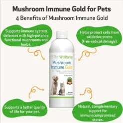 Pet Wellbeing Mushroom Immune GOLD Bacon Flavored Liquid Immune Supplement For Cats & Dogs 11 Pet Wellbeing Mushroom Immune GOLD Bacon Flavored Liquid Immune Supplement For Cats & Dogs -Pet Wellness 180357 PT2. AC SS1800 V1696888139