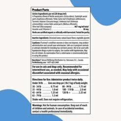 Pet Wellbeing Nettle-Eyebright Gold Bacon Flavored Liquid Allergy Supplement For Dogs & Cats -Pet Wellness 180359 PT6. AC SS1800 V1696886425