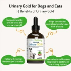 Pet Wellbeing Urinary GOLD Bacon Flavored Liquid Urinary Supplement For Dogs -Pet Wellness 180376 PT3. AC SS1800 V1696345544