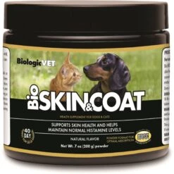 Biologic Vet BIOVET BioSKIN&COAT Natural Antihistamine Dog & Cat Supplement