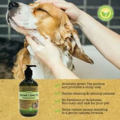 Greenbone Oatmeal & Green Tea Dog Shampoo -Pet Wellness 180988 PT2. AC SS1800 V1658678491