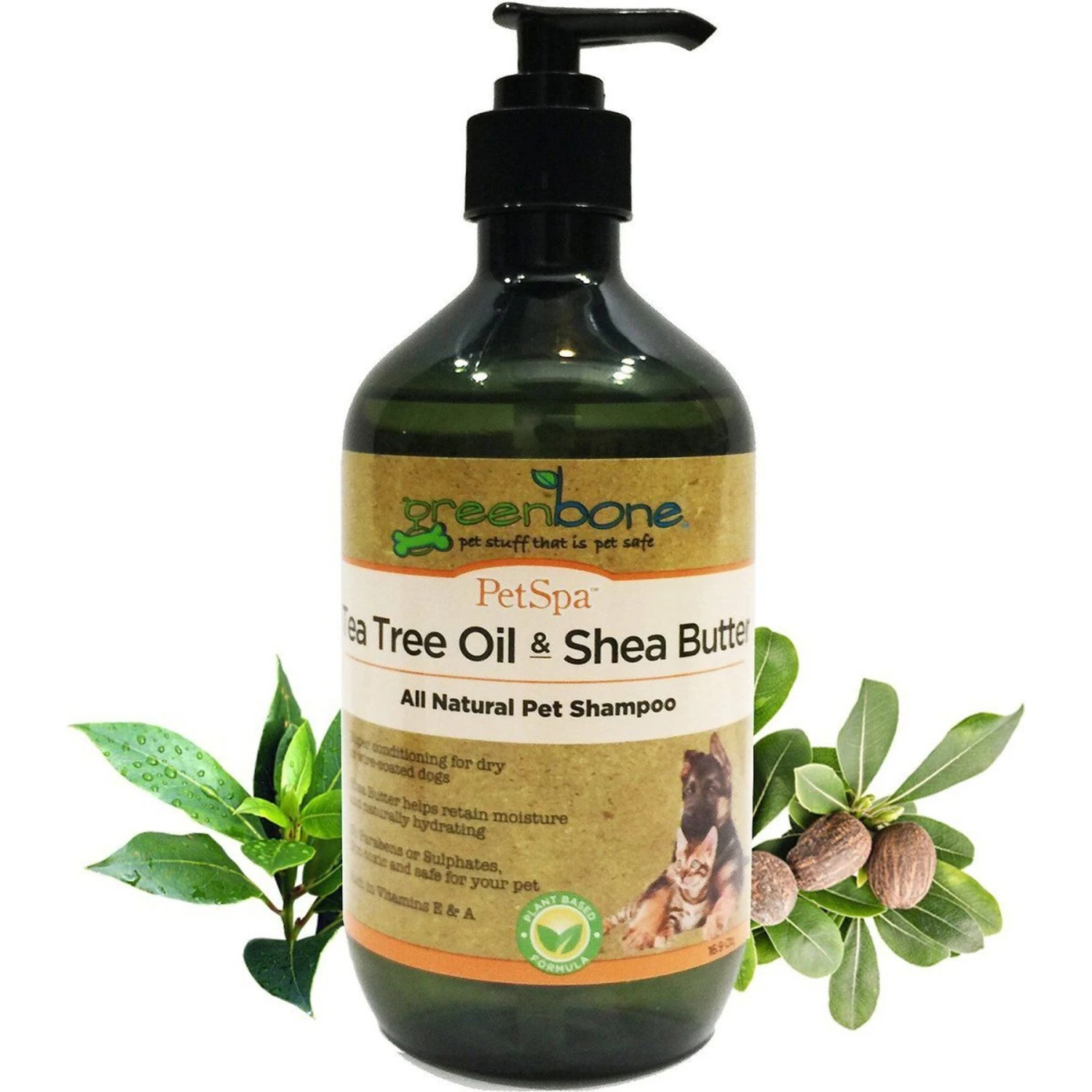 Greenbone Tea Tree Oil & Shea Butter Dog Shampoo 2 Greenbone Tea Tree Oil & Shea Butter Dog Shampoo - Image 2