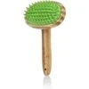 Greenbone Bamboo Pet Silicone Massage Brush