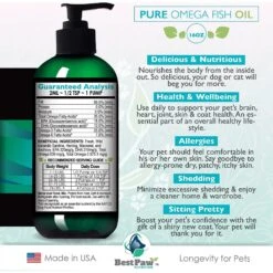 Best Paw Nutrition Best Paw Pure Omega Fish Oil Blend Pet Supplement 5 Best Paw Nutrition Best Paw Pure Omega Fish Oil Blend Pet Supplement -Pet Wellness 182703 PT2. AC SS1800 V1563397320