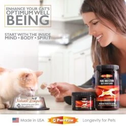Best Paw Nutrition Pure Digestion Probiotics Dog & Cat Powder Supplement -Pet Wellness 182715 PT3. AC SS1800 V1677269482