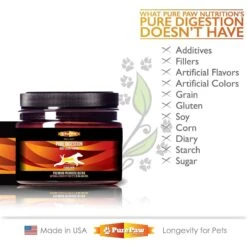 Best Paw Nutrition Pure Digestion Probiotics Dog & Cat Powder Supplement -Pet Wellness 182715 PT5. AC SS1800 V1677269482