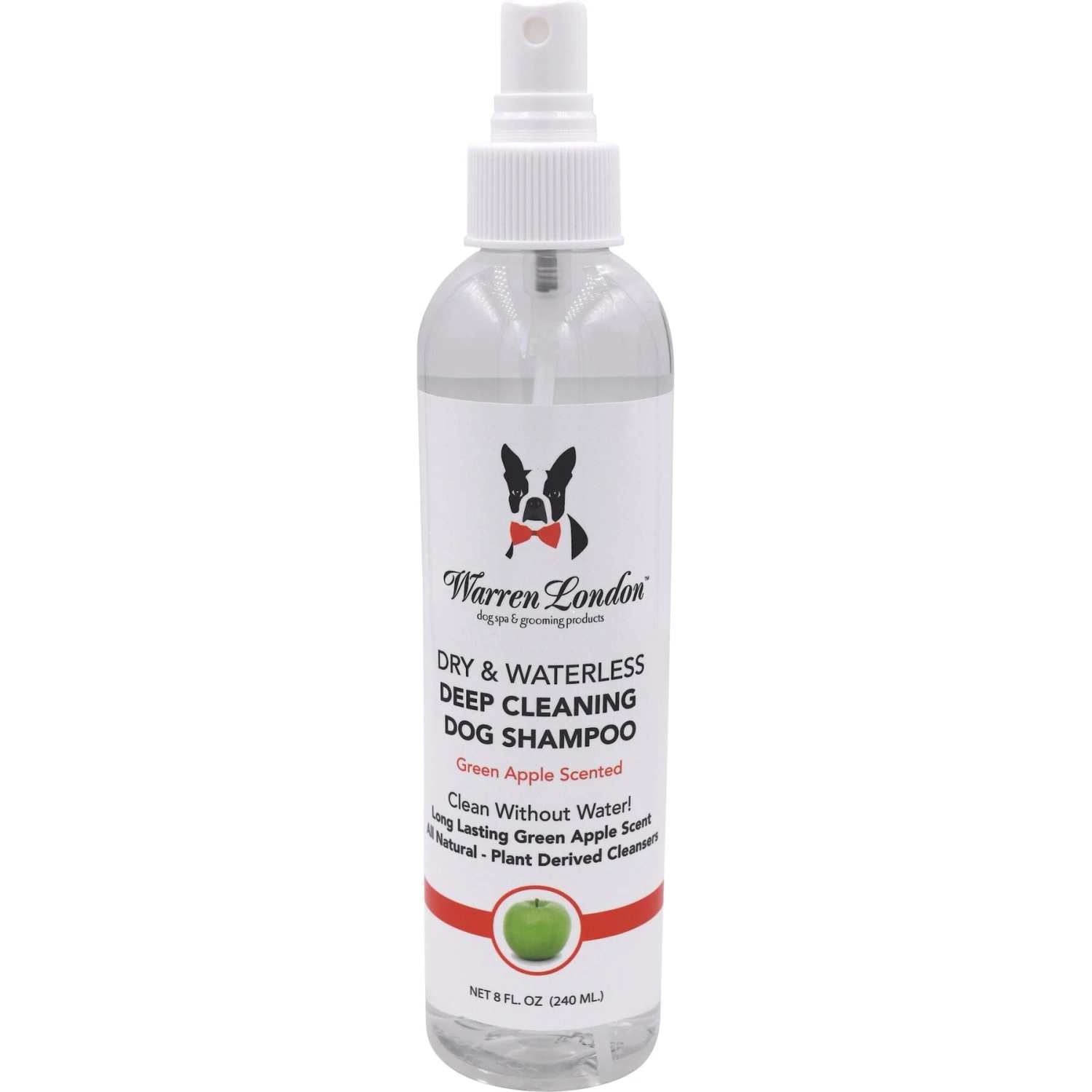 Warren London Dry & Waterless Green Apple Scented Deep Cleaning Dog Shampoo 1 Warren London Dry & Waterless Green Apple Scented Deep Cleaning Dog Shampoo
