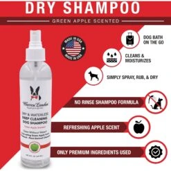 Warren London Dry & Waterless Green Apple Scented Deep Cleaning Dog Shampoo 7 Warren London Dry & Waterless Green Apple Scented Deep Cleaning Dog Shampoo -Pet Wellness 183098 PT2. AC SS1800 V1657656129