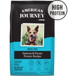 American Journey Senior Salmon & Sweet Potato Recipe Grain-Free Dry Dog Food, 24-lb Bag