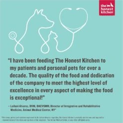 The Honest Kitchen Meal Boosters 99% Meat Protein Wet Dog Food Topper -Pet Wellness 183745 PT4. AC SS1800 V1613201188