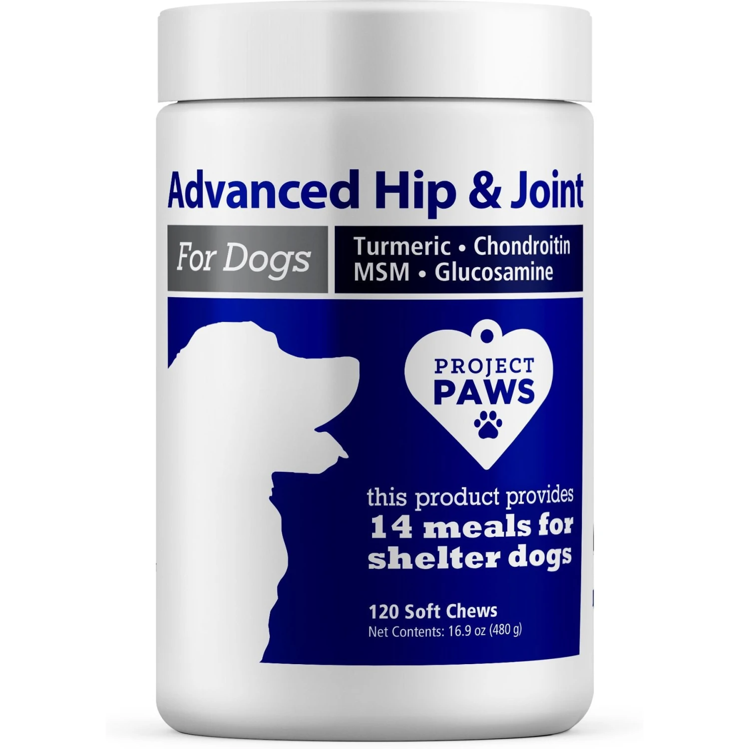 Project Paws Advanced Grain-Free Hip & Joint Dog Supplement Chews 1 Project Paws Advanced Grain-Free Hip & Joint Dog Supplement Chews