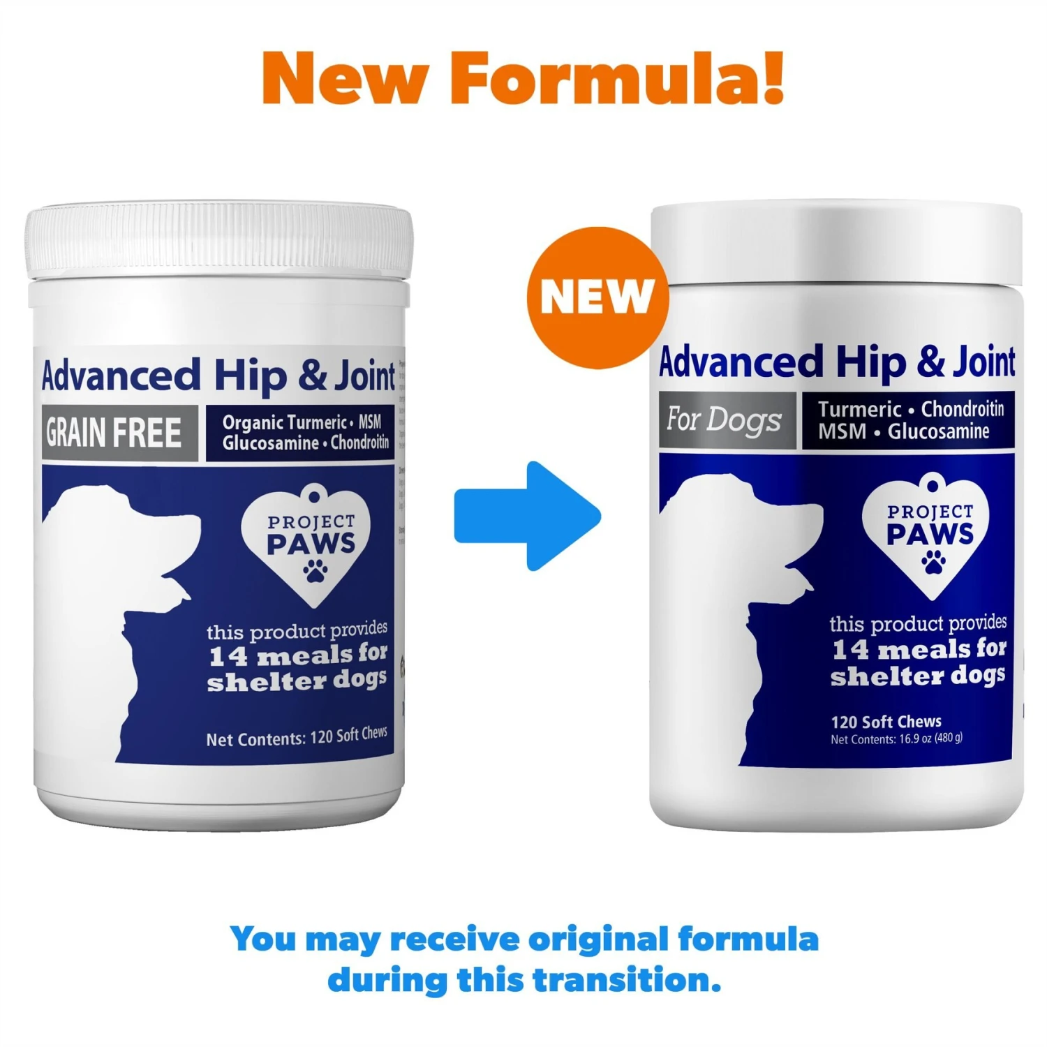 Project Paws Advanced Grain-Free Hip & Joint Dog Supplement Chews 2 Project Paws Advanced Grain-Free Hip & Joint Dog Supplement Chews - Image 2