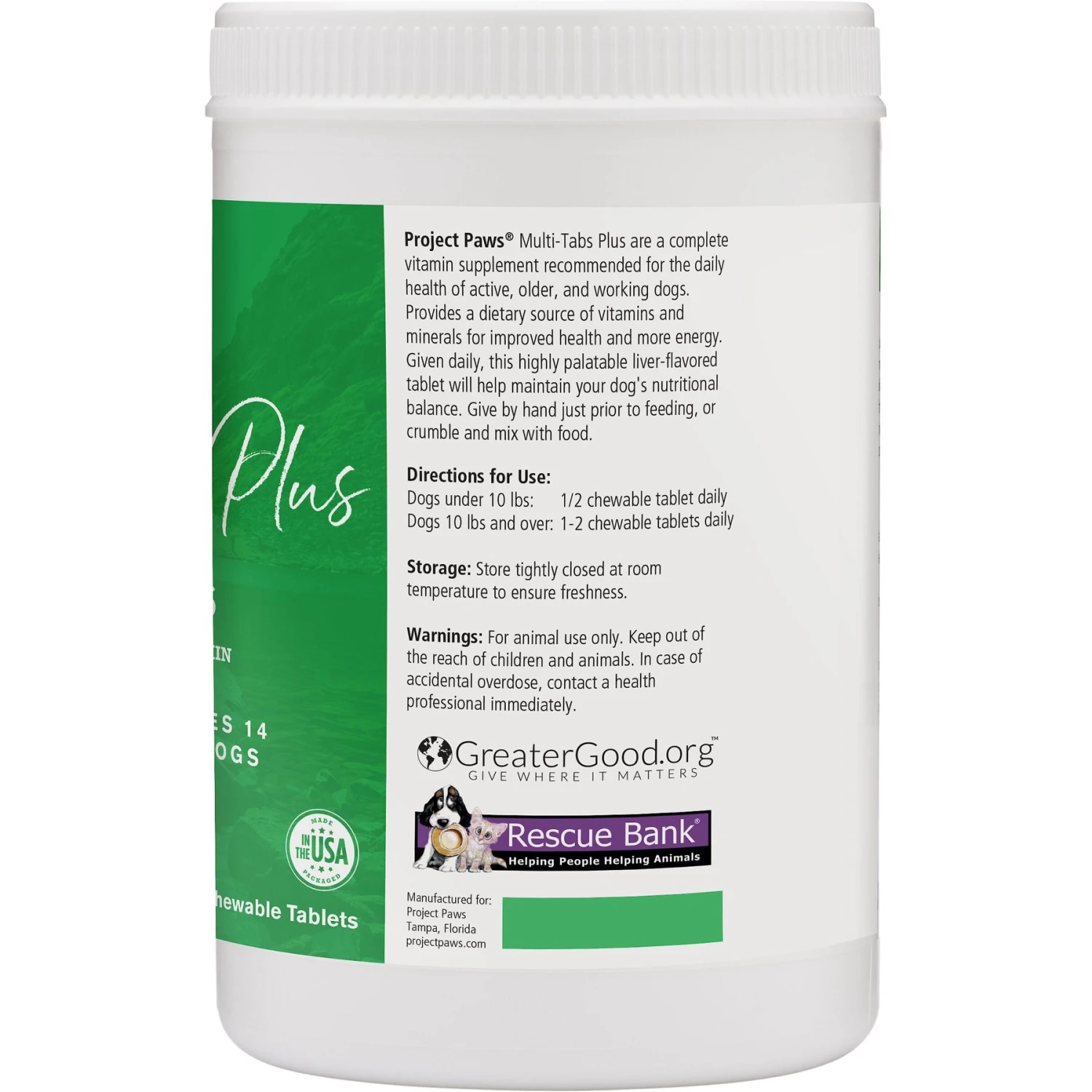 Project Paws Advanced Multi-Vitamin & Mineral Chewable Dog Supplements 2 Project Paws Advanced Multi-Vitamin & Mineral Chewable Dog Supplements - Image 2