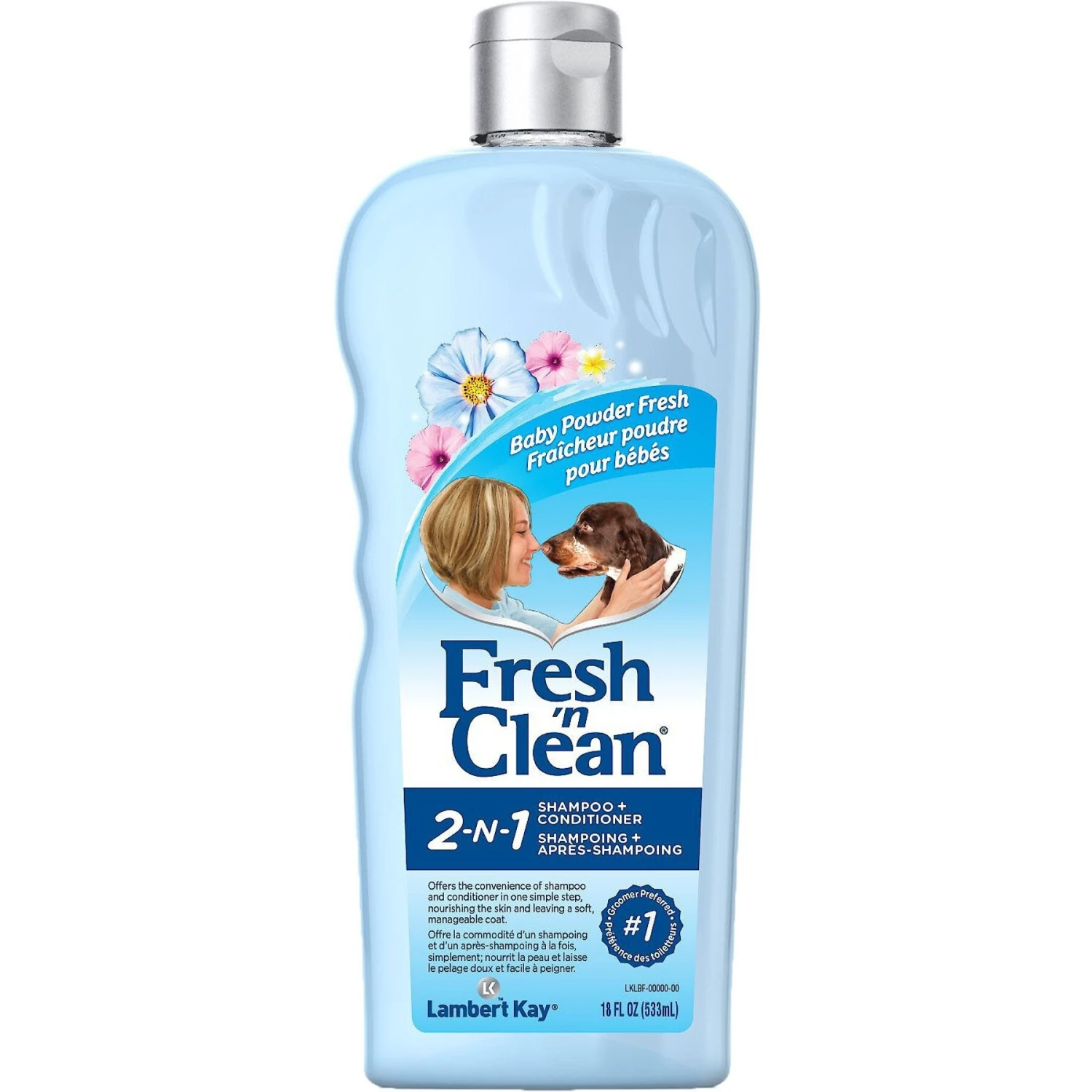 PetAg Fresh 'n Clean 2-in-1 Dog Shampoo & Conditioner, Baby Powder Scent, 18-oz Bottle 1 PetAg Fresh 'n Clean 2-in-1 Dog Shampoo & Conditioner, Baby Powder Scent, 18-oz Bottle