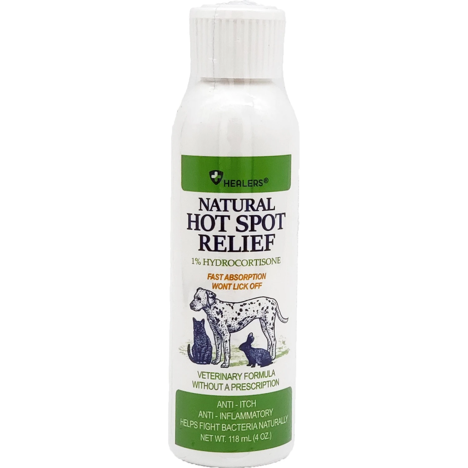 Healers Hot Spot Relief Hydrocortisone Dog & Cat Ointment 1 Healers Hot Spot Relief Hydrocortisone Dog & Cat Ointment