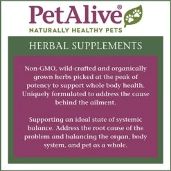 PetAlive Digestive Support Dog & Cat Supplement, 60 Count -Pet Wellness 191103 PT3. AC SS1800 V1628730994