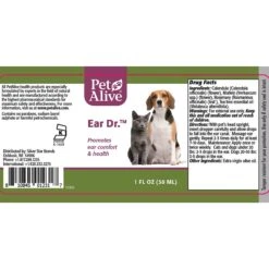 PetAlive Ear Dr. Dog & Cat Ear Drops, 0.71-oz Bottle -Pet Wellness 191119 PT2. AC SS1800 V1628728895