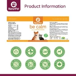NaturPet Be Calm Pet Supplement -Pet Wellness 191460 PT3. AC SS1800 V1568238756