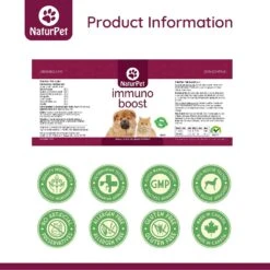 NaturPet Immuno Boost Pet Supplement -Pet Wellness 191470 PT3. AC SS1800 V1568239399