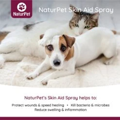NaturPet Skin Aid Spray Pet Supplement 8 NaturPet Skin Aid Spray Pet Supplement -Pet Wellness 191488 PT2. AC SS1800 V1568238738
