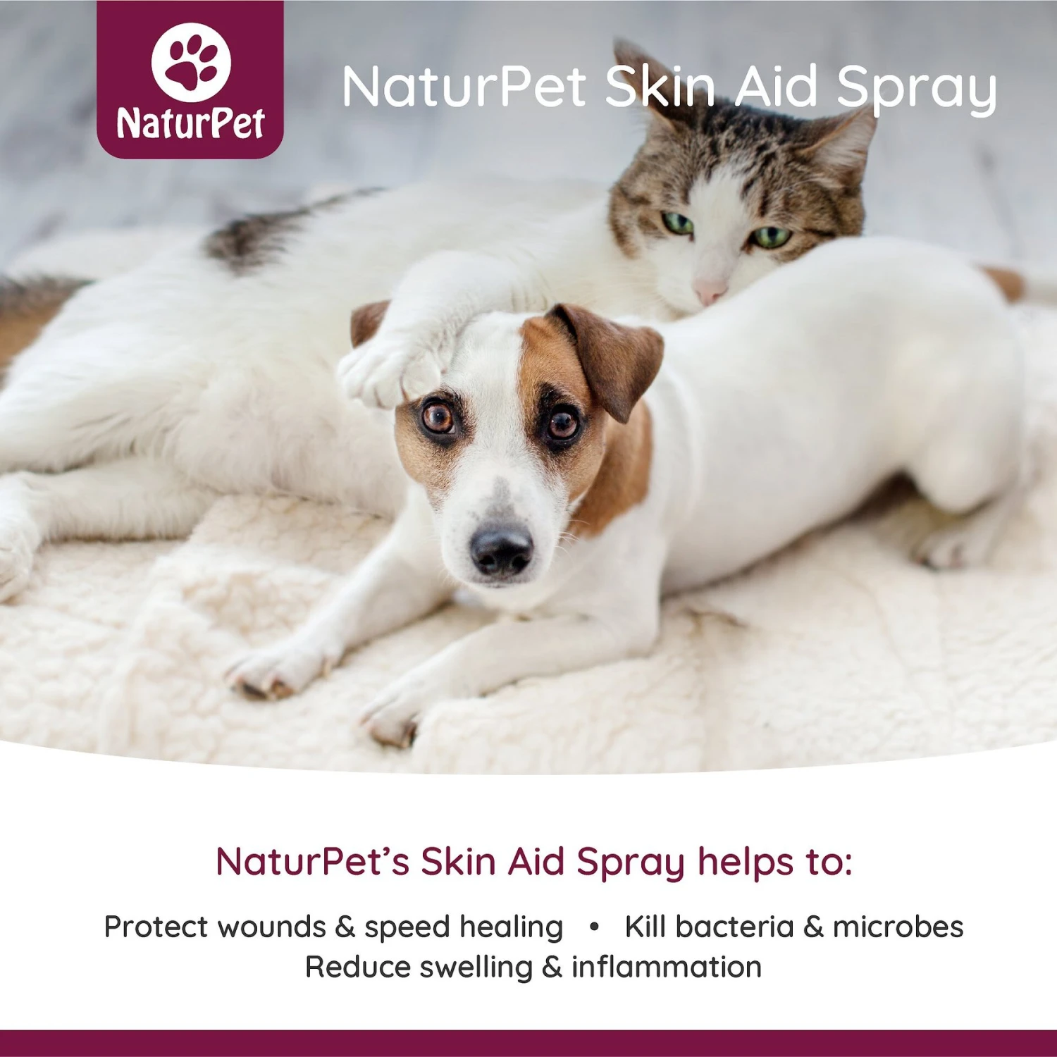 NaturPet Skin Aid Spray Pet Supplement 3 NaturPet Skin Aid Spray Pet Supplement - Image 3