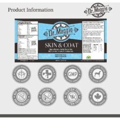 Dr. Maggie Skin & Coat Pet Supplement 9 Dr. Maggie Skin & Coat Pet Supplement -Pet Wellness 191501 PT3. AC SS1800 V1568396824