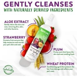 TropiClean Pure Plum Deodorizing Dog & Cat Spray -Pet Wellness 191939 PT3. AC SS1800 V1684406330