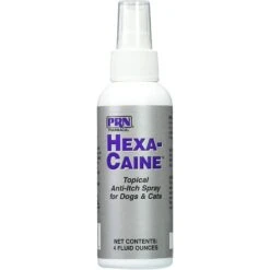 PRN Pharmacal Hexa-Caine Topical Anti-Itch Dog & Cat Spray, 4-oz Bottle