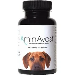 AminAvast Kidney Support Dog Supplement, 60 Count