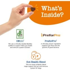 Zesty Paws Advanced Probiotic Bites Chicken Flavored Soft Chews Digestive Supplement For Senior Dogs -Pet Wellness 193016 PT2. AC SS1800 V1699634653