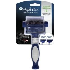 Four Paws Magic Coat 2-in-1 Quick Shed Deshedding & Dematting Dog Grooming Rake & Comb