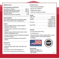 Paramount Pet Health Glucosamine Hip & Joint Medium Dog Supplement -Pet Wellness 193916 PT4. AC SS1800 V1635274336