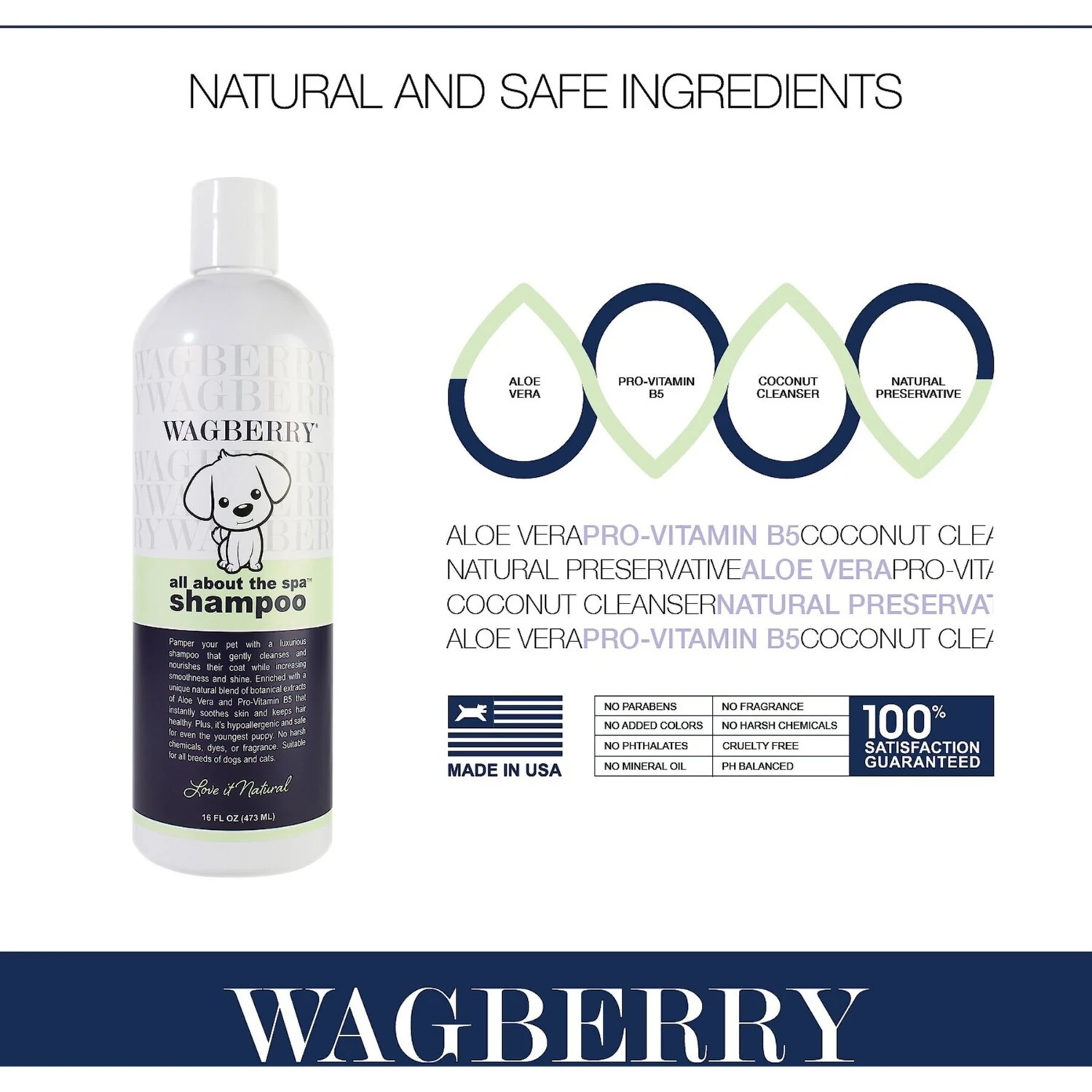 Wagberry All About The Spa Dog Shampoo, 16-oz Bottle 6 Wagberry All About The Spa Dog Shampoo, 16-oz Bottle - Image 6