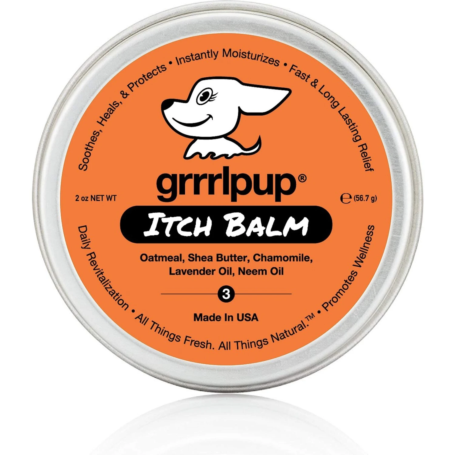 Grrrlpup Paw, Nose, Itch & Calm Dog Balm Set, 4 Count, 2-oz Bottle 3 Grrrlpup Paw, Nose, Itch & Calm Dog Balm Set, 4 Count, 2-oz Bottle - Image 3