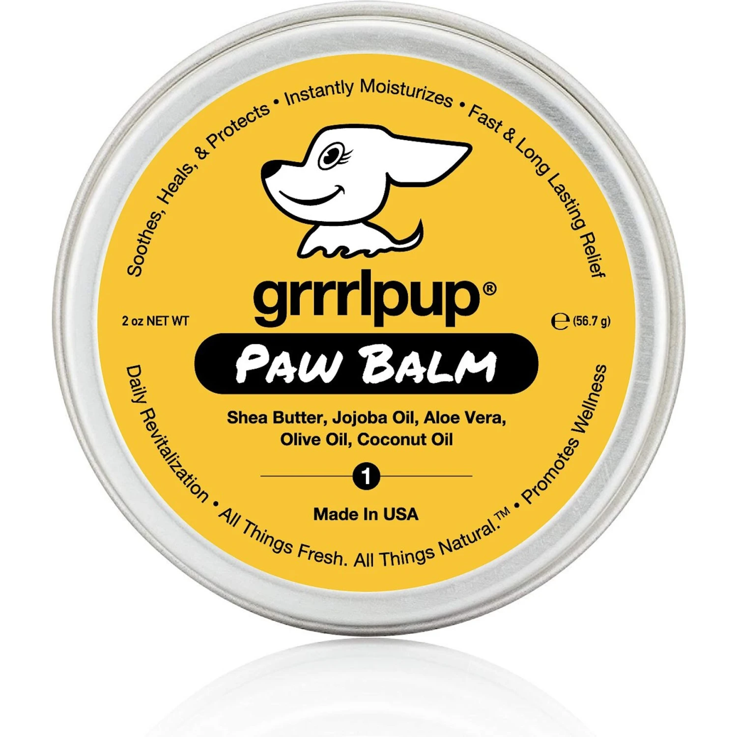 Grrrlpup Paw, Nose, Itch & Calm Dog Balm Set, 4 Count, 2-oz Bottle 5 Grrrlpup Paw, Nose, Itch & Calm Dog Balm Set, 4 Count, 2-oz Bottle - Image 5