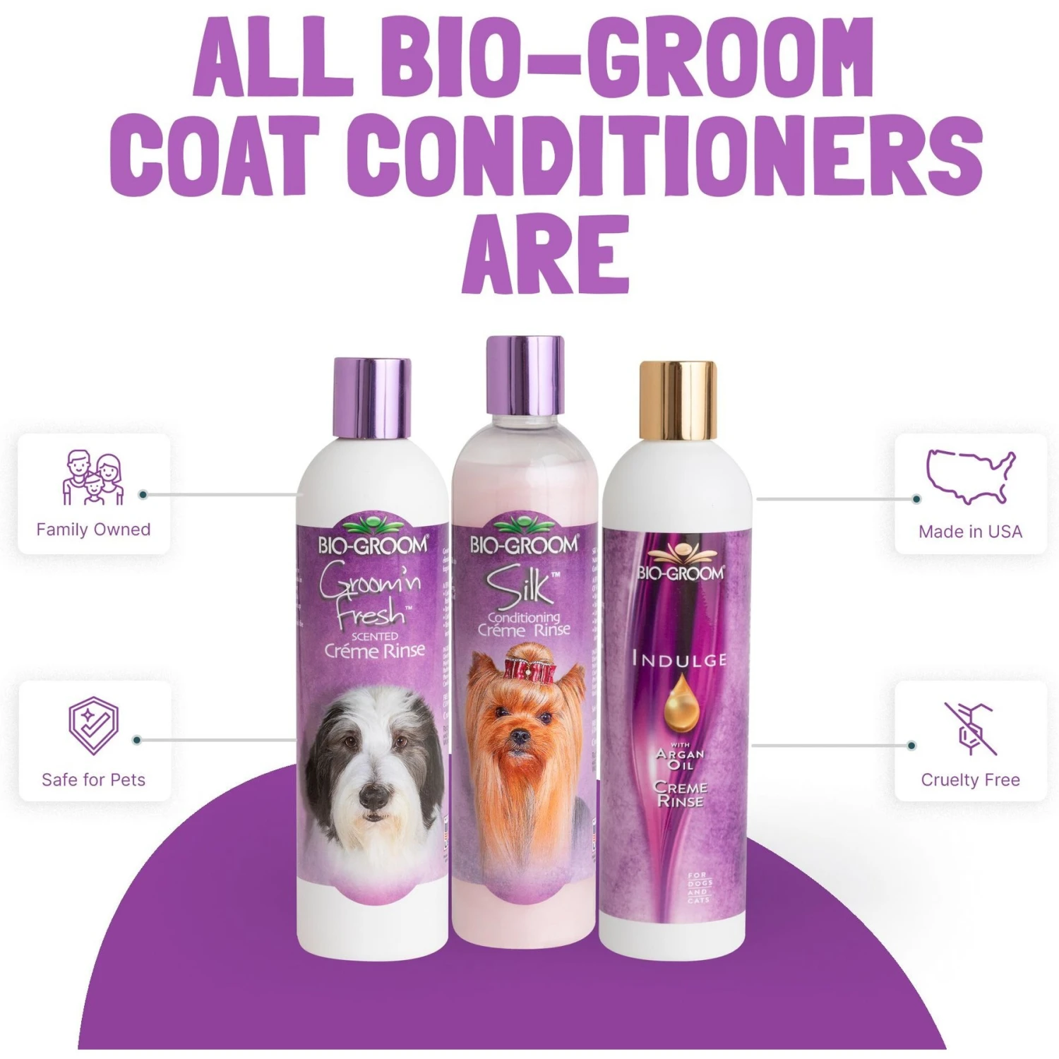 Bio-Groom Silk Conditioning Creme Dog & Cat Rinse 2 Bio-Groom Silk Conditioning Creme Dog & Cat Rinse - Image 2