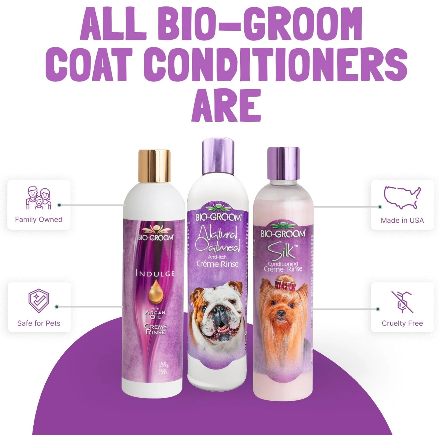 Bio-Groom Natural Oatmeal Soothing Anti-Itch Dog Cream Rinse, 12-oz Bottle 2 Bio-Groom Natural Oatmeal Soothing Anti-Itch Dog Cream Rinse, 12-oz Bottle - Image 2