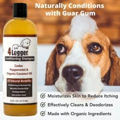 4-Legger Cedar Peppermint & Organic Coconut Oil Dog Conditioning Shampoo, 16-oz Bottle -Pet Wellness 198187 PT6. AC SS1800 V1696273362