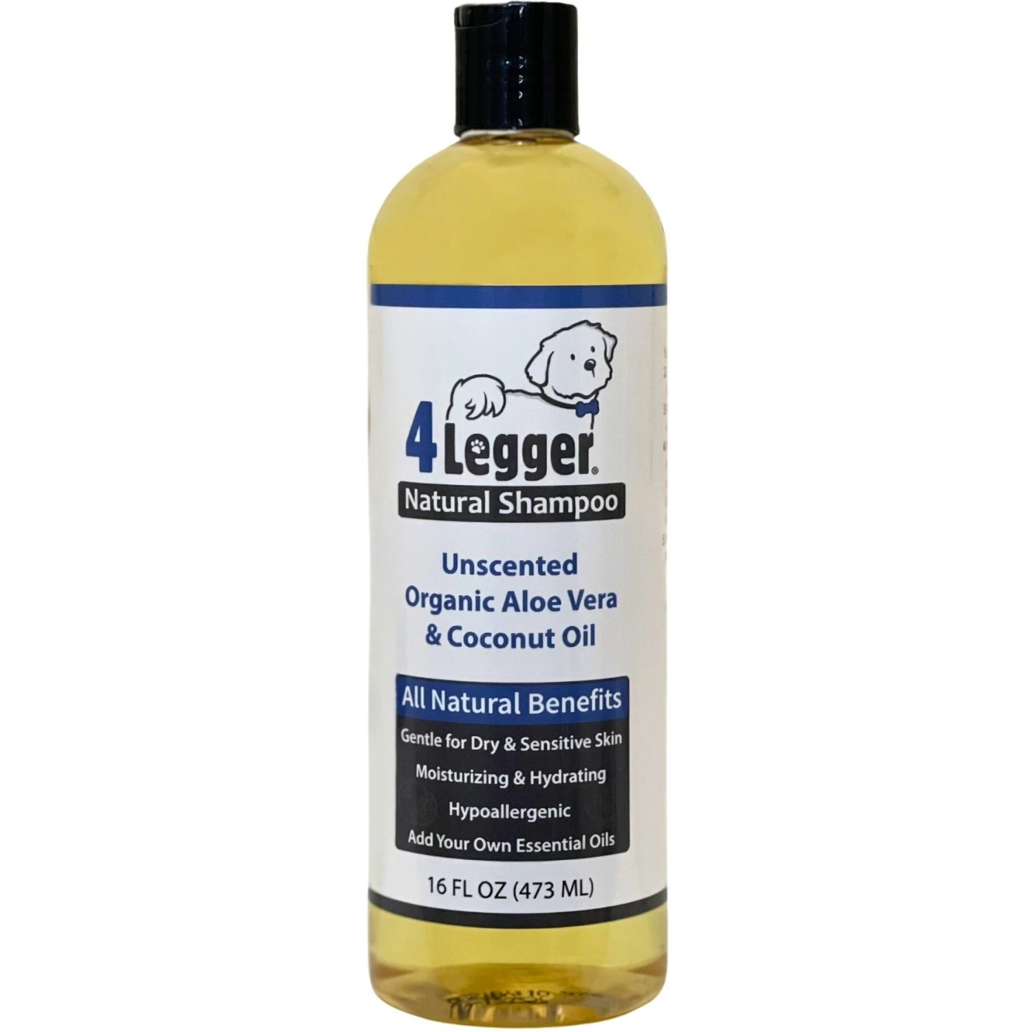 4-Legger Organic Hypo-Allergenic Unscented Aloe Dog Shampoo, 16-oz Bottle 1 4-Legger Organic Hypo-Allergenic Unscented Aloe Dog Shampoo, 16-oz Bottle