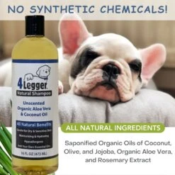 4-Legger Organic Hypo-Allergenic Unscented Aloe Dog Shampoo, 16-oz Bottle 10 4-Legger Organic Hypo-Allergenic Unscented Aloe Dog Shampoo, 16-oz Bottle -Pet Wellness 198189 PT3. AC SS1800 V1619638042