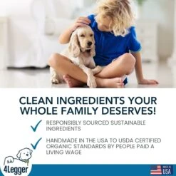 4-Legger Organic Hypo-Allergenic Unscented Aloe Dog Shampoo, 16-oz Bottle 12 4-Legger Organic Hypo-Allergenic Unscented Aloe Dog Shampoo, 16-oz Bottle -Pet Wellness 198189 PT5. AC SS1800 V1619638953