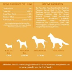 PointPet Digestive Health & Probiotics Duck Flavored Dog Supplement, 120 Count -Pet Wellness 198428 PT6. AC SS1800 V1669395322