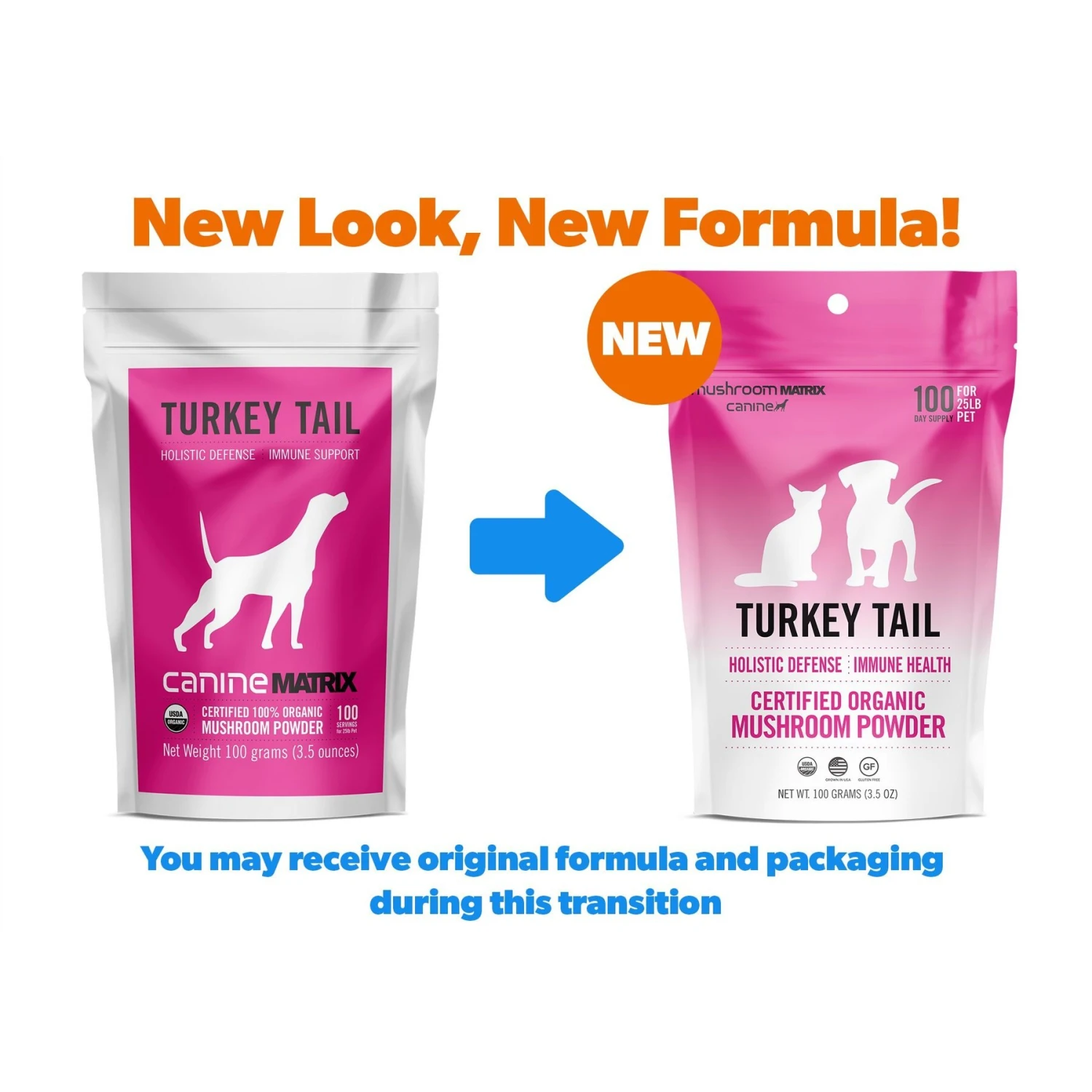 Canine Matrix Turkey Tail Holistic Defense Immune Support Dog Supplement 2 Canine Matrix Turkey Tail Holistic Defense Immune Support Dog Supplement - Image 2