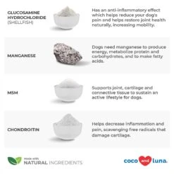 Coco And Luna Hip & Joint Bacon & Liver Flavor Dog Supplement, 120 Count -Pet Wellness 199337 PT3. AC SS1800 V1650295601