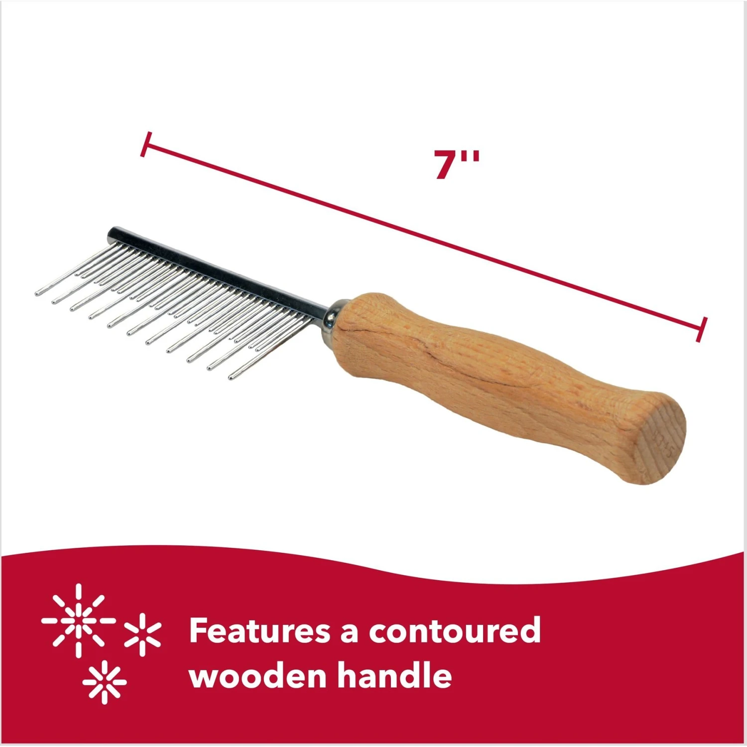 Safari Short Hair Shedding Dog Comb 4 Safari Short Hair Shedding Dog Comb - Image 4