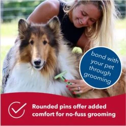 Safari Double Row Undercoat Rake Dog Grooming Tool 11 Safari Double Row Undercoat Rake Dog Grooming Tool -Pet Wellness 199958 PT4. AC SS1800 V1678124370