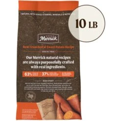 Merrick Real Texas Beef + Sweet Potato Recipe Grain-Free Chicken-Free Adult Dry Dog Food -Pet Wellness 200579 PT2. AC SS1800 V1670438289